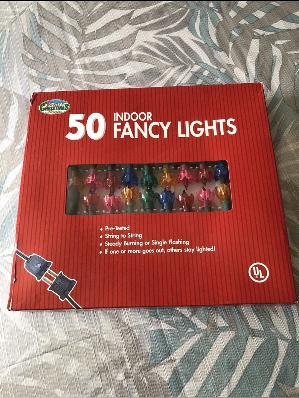 Santa’s Christmas Magic 50 Indoor Fancy Lights - NEW